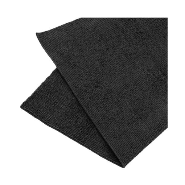 MR RAG 40x40cm BLACK edgeless 380GSM mikrofibra czarna bezszwowa 240 sztuk - obrazek 4